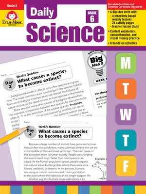 cover image of Daily Science, Grade 6+